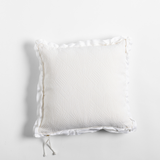 Bella Notte Linens TRETTINO THROW PILLOW Winter White 18x18