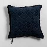 Bella Notte Linens TRETTINO THROW PILLOW Midnight 24x24