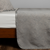 Bella Notte Linens TRETTINO BEDSPREAD Fog
