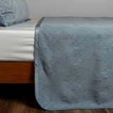 Bella Notte Linens TRETTINO BEDSPREAD Tahoe Blue