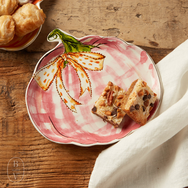Boston International PINK PUMPKIN PLATE