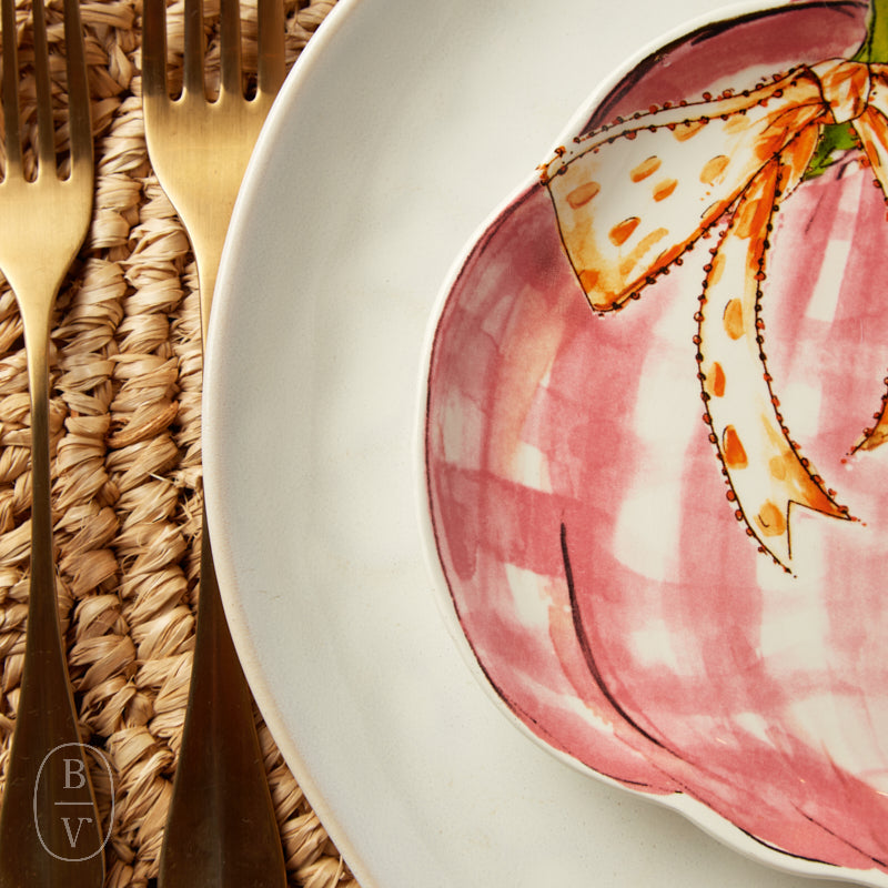 Boston International PINK PUMPKIN PLATE