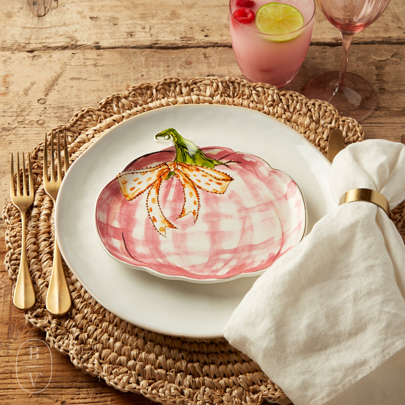 Boston International PINK PUMPKIN PLATE