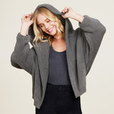 Barefoot Dreams COZYCHIC CHEVRON RIB CARDIGAN