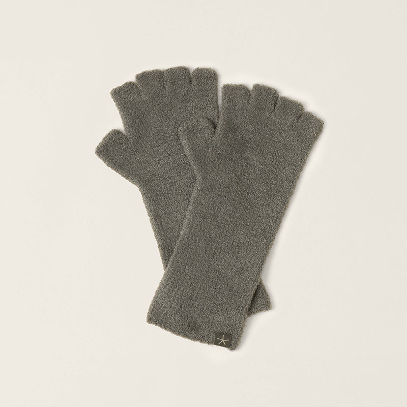 Barefoot Dreams COZYCHIC LITE FINGERLESS GLOVES Olive Branch S M