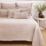 Pom Pom At Home MALIBU MATELASSE Washed Terra Cotta