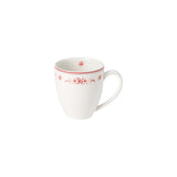 Costa Nova VILA MUG White Red