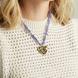 CV Designs BANDANA SINGLE CHARM NECKLACE