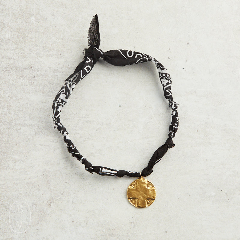 CV Designs BANDANA SINGLE CHARM NECKLACE