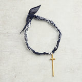 CV Designs BANDANA SINGLE CHARM NECKLACE