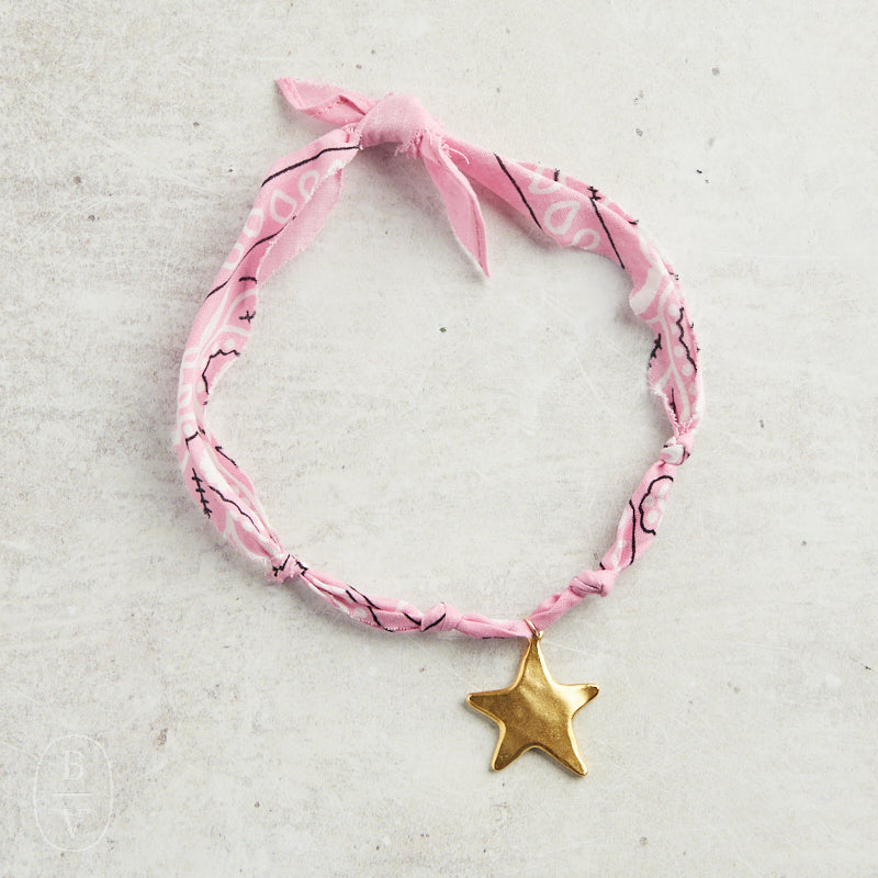 CV Designs BANDANA SINGLE CHARM NECKLACE