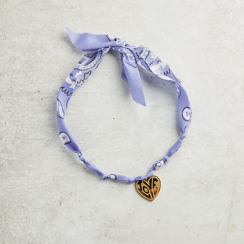 CV Designs BANDANA SINGLE CHARM NECKLACE