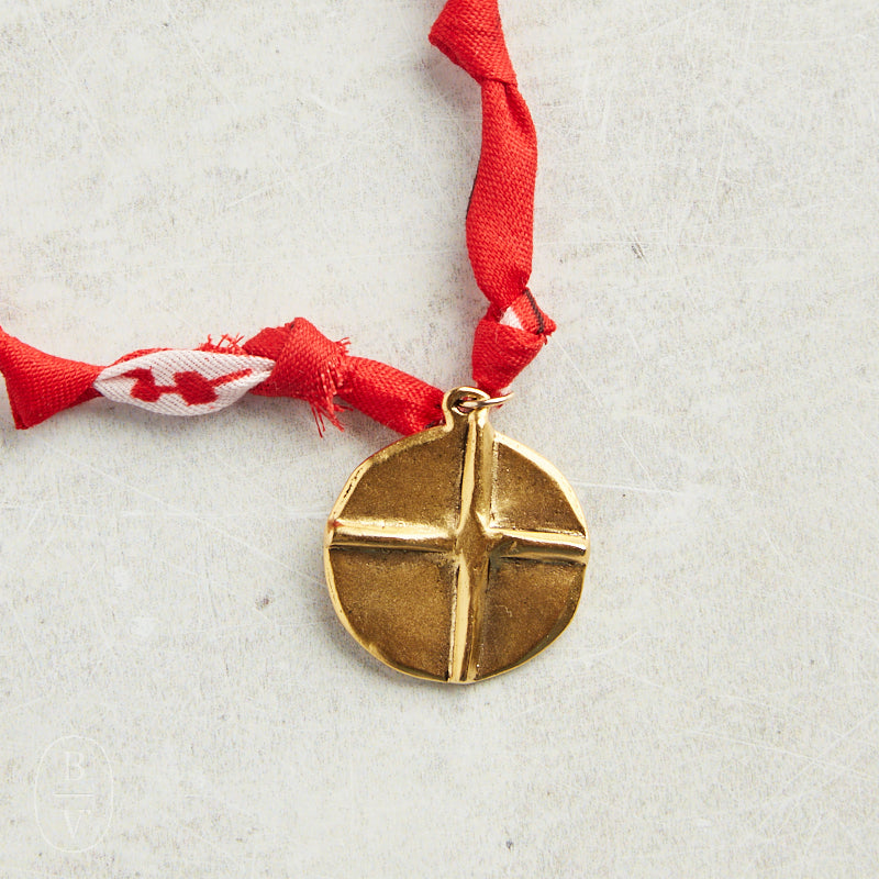 CV Designs BANDANA SINGLE CHARM NECKLACE