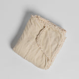 Bella Notte Linens CARMEN THROW BLANKET Crema