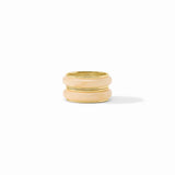 Julie Vos CARNABY DUET RING Ivory