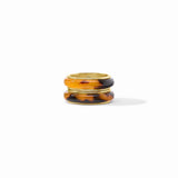 Julie Vos CARNABY DUET RING Tortoise Shell
