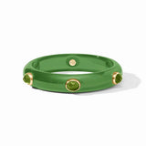 Julie Vos CARNABY STONE BANGLE Palmetto Green