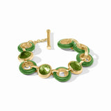 Julie Vos CARNABY STONE BRACELET Palmetto Green OS