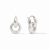 Julie Vos SILVER CATALINA 2 IN 1 EARRING Silver