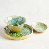 Creative Co-op BOTANIST REACTIVE GLAZE STONEWARE BOWL