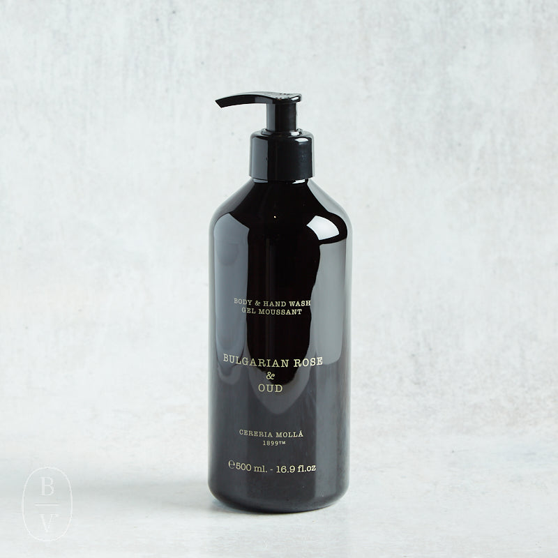 Cereria Molla FINE HAND AND BODY WASH Bulgarian Rose & Oud 16.9 fl oz