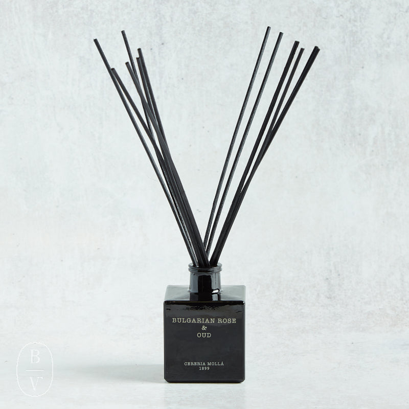Cereria Molla PREMIUM REED DIFFUSER Bulgarian Rose & Oud 3.4 fl oz