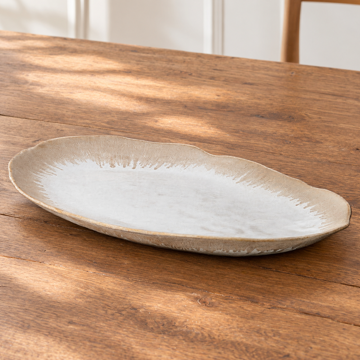 Simon Pearce BURLINGTON OVAL PLATTER Bluff Large