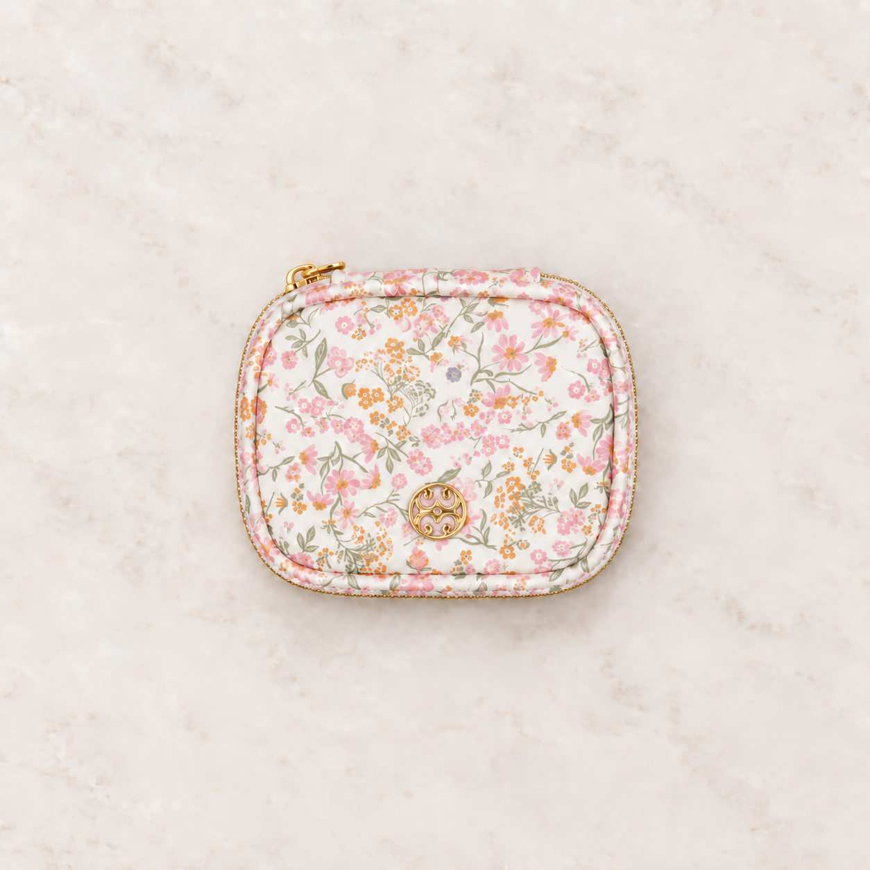 Mary Square PILL ORGANIZER Petal Charm Pink