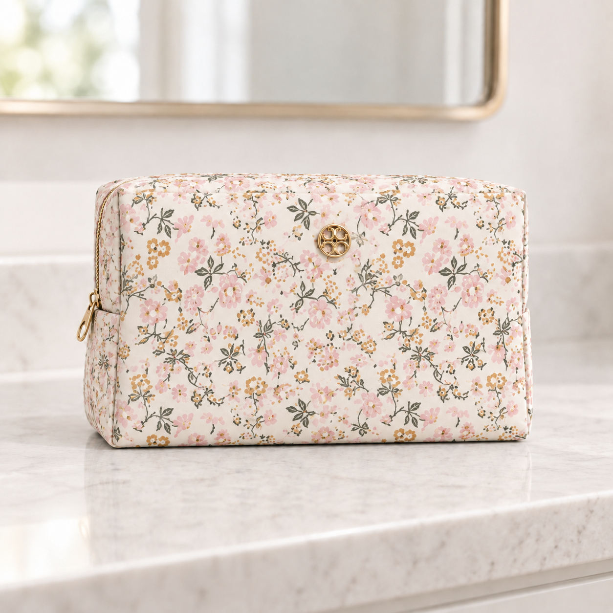 Mary Square LETS FACE IT COSMETIC BAG Petal Charm Pink