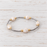 PURPOSE ADMIRE PEARL HEMATITE BRACELET