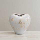 Simon Pearce CRYSTALLINE ROMANCE VASE Cadent White