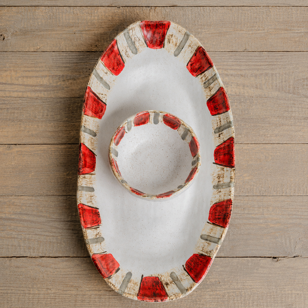 GAMEDAY LONG OVAL DISH