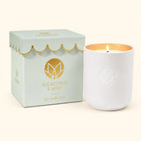 Musee SCALLOPED BOXED CANDLE