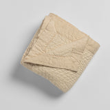 Bella Notte Linens CIRILLO THROW BLANKET Natural
