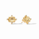 Julie Vos CLARA STUD EARRINGS Iridescent Champagne