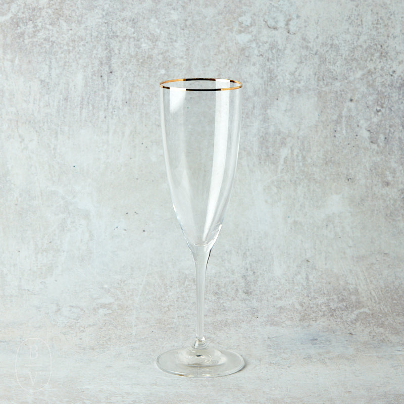 Casafina by Costa Nova SENSA FLUTE Clear_Gold Rim