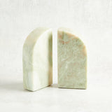 Creative Co-op MARBLE ARCH BOOKEND SET Green Melange