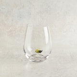 Creative Co-op STEMLESS WINE GLASS WITH FIGURE Bee