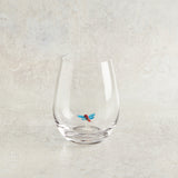 Creative Co-op STEMLESS WINE GLASS WITH FIGURE Dragonfly