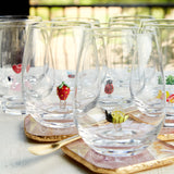 Creative Co-op STEMLESS WINE GLASS WITH FIGURE