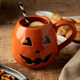 Creative Co-op STONEWARE JACK O LANTERN MUG