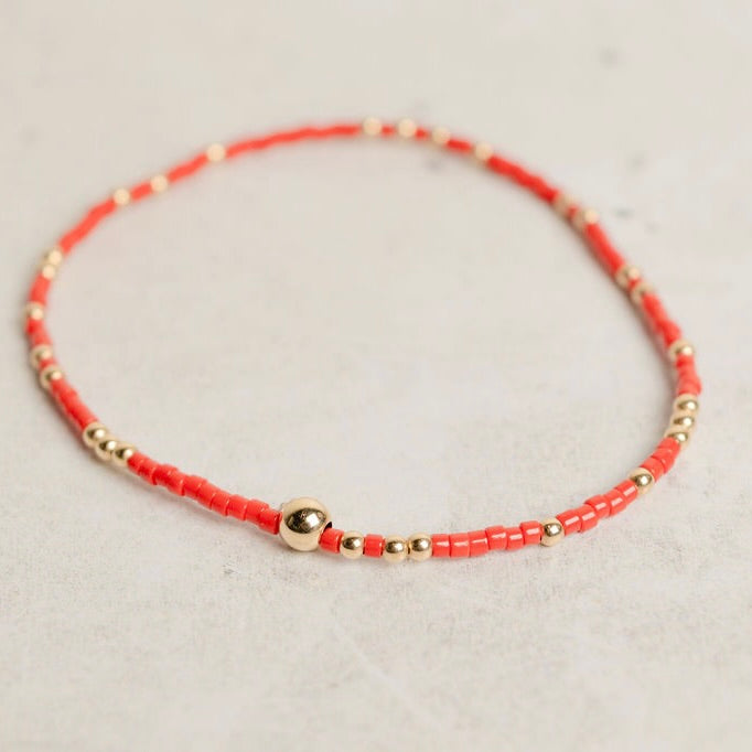 eNewton Design EXTENDS GAMEDAY HOPE UNWRITTEN BRACELET Bright Red