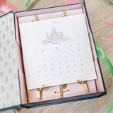 Karen Adams Designs CLASSIC DESK CALENDAR Gold Easel 2025