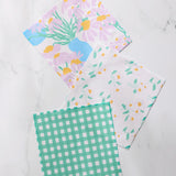 Geometry DREAMING OF FLORALS DISHCLOTH SET OF 3