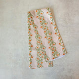 FLORAL FALL STRIPE TEA TOWEL