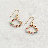 Darby Drake Jewelry and Design MULTI GEMSTONE FAN EARRINGS - ETS512