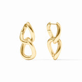 Julie Vos DOLCE 2 IN 1 EARRINGS Gold OS