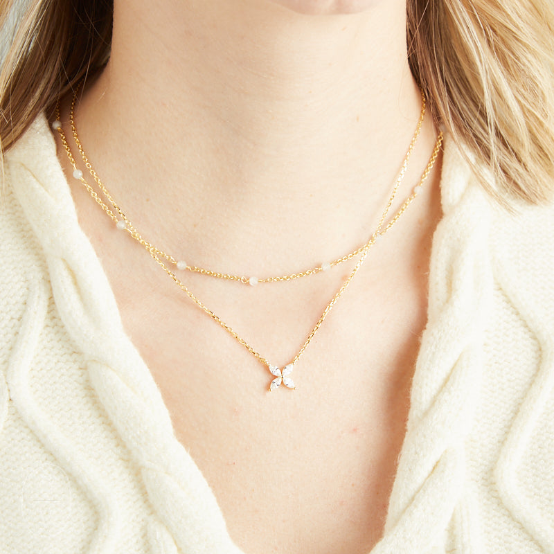 Elyssa Bass Designs SMALL BEADED NECKLACE