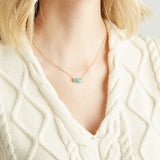 Elyssa Bass Designs RECTANGLE BAR NECKLACE