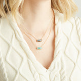 Elyssa Bass Designs RECTANGLE BAR NECKLACE